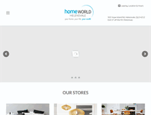 Tablet Screenshot of homeworldhelensvale.com.au